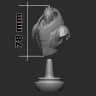 Фигурка Bust of Garrus Vakarian