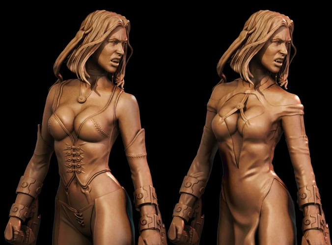 Фигурка Bloodrayne 3Dprint
