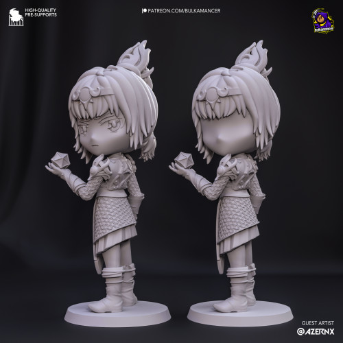 Фигурка Chibi Shadowheart | Baldur's Gate 3 | 100mm