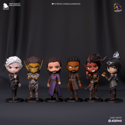 Фигурка Chibi Shadowheart | Baldur's Gate 3 | 100mm