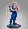 Фигурка Гайл из Street Fighter — 3D-печать Montara