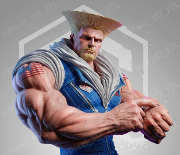 Фигурка Гайл из Street Fighter, изображение 3