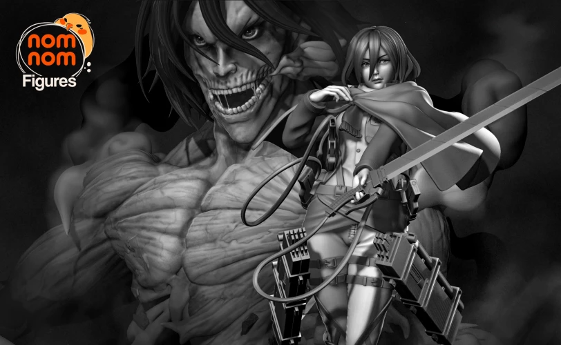 Фигурка Titan Eren Base (without Mikasa) - Attack on Titan