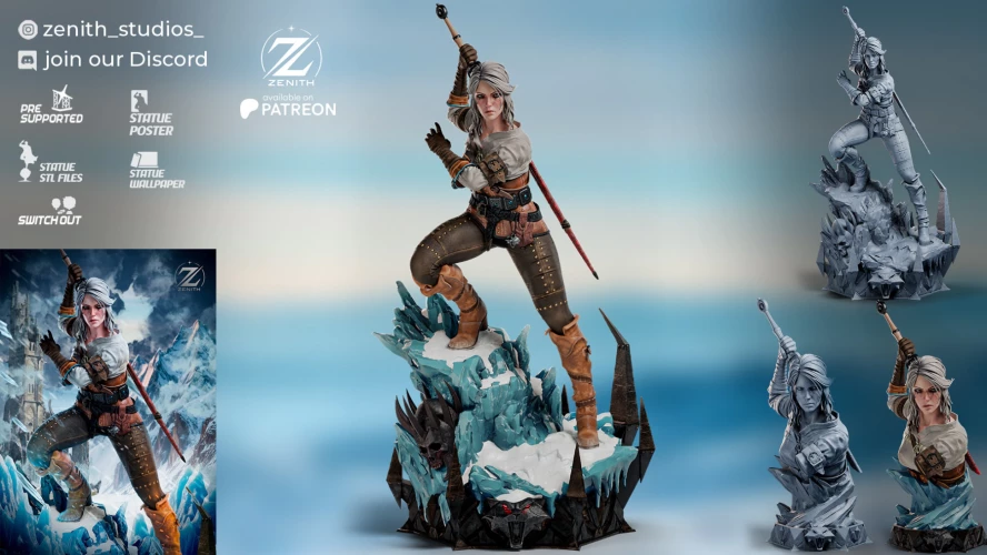 Фигурка Ciri — Zenith_Studios_