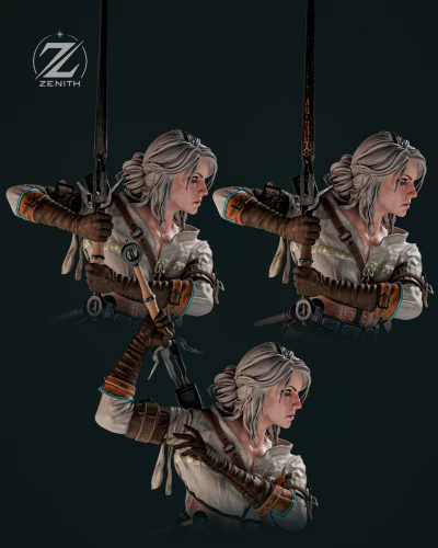 Фигурка Ciri — Zenith_Studios_